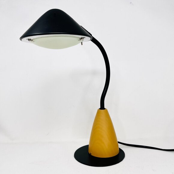 Vintage Memphis Style UFO Dome GEORGE KOVACS Halogen Desk Lamp Post Modern - Picture 5 of 15